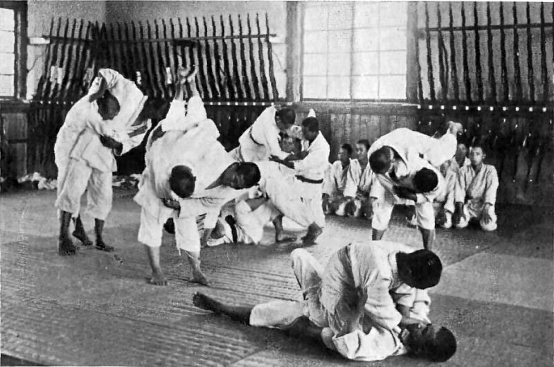 Jiu-Jitsu Noir et Blanc ancienne école