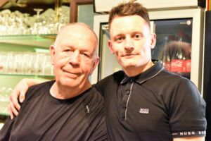 Michel et son beau fils Michel et son beau fils