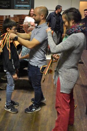 Les élèves de la préformation martiale remise des médailles Les élèves de la préformation martiale remise des médailles