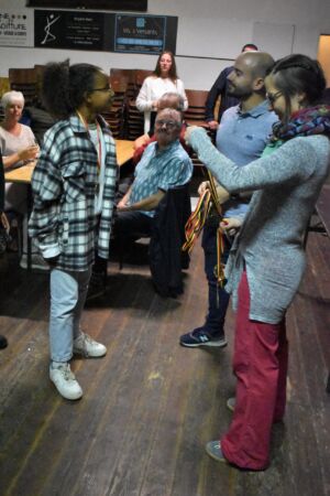 Les élèves de la préformation martiale remise des médailles Les élèves de la préformation martiale remise des médailles